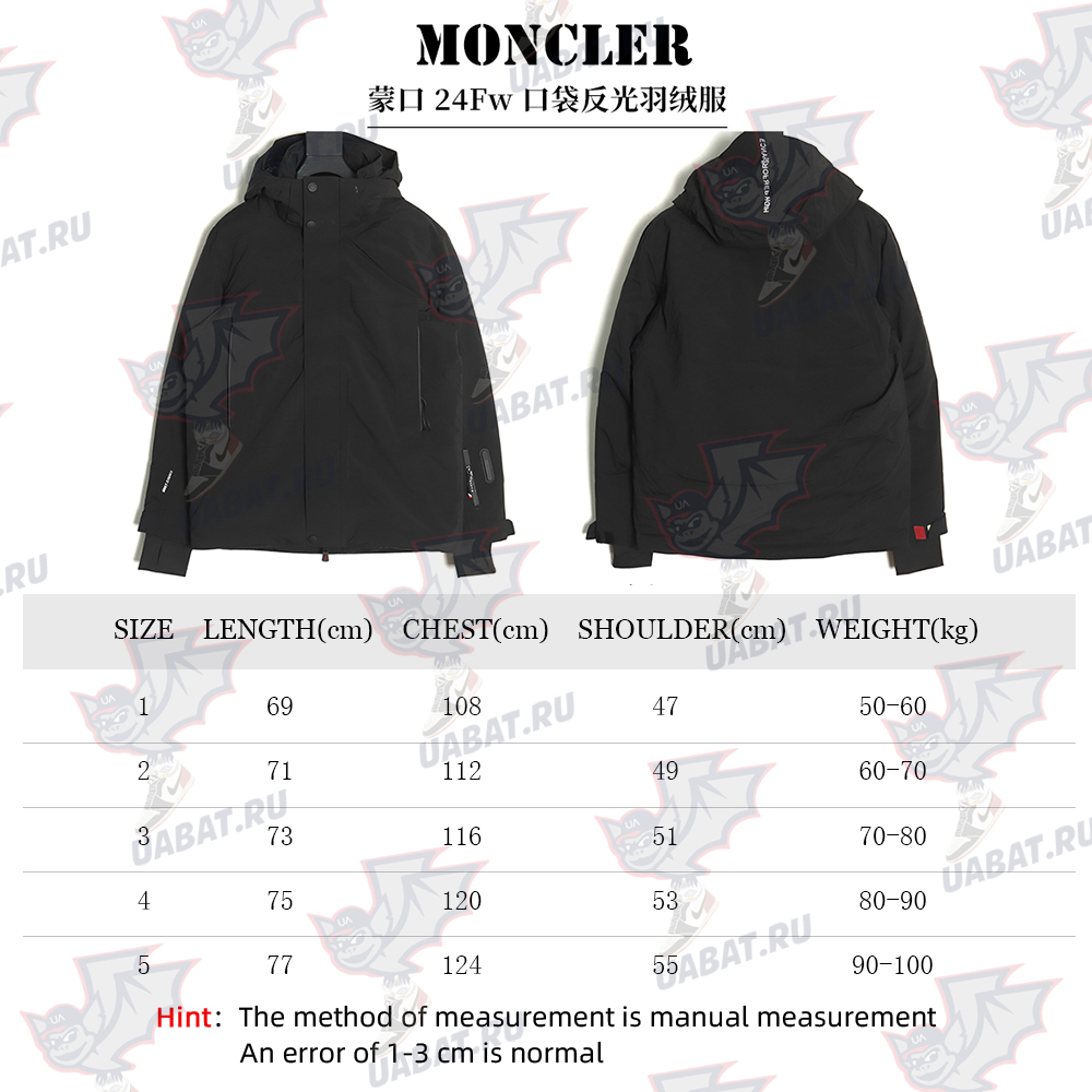 Moncler pocket reflective down jacket TSK2