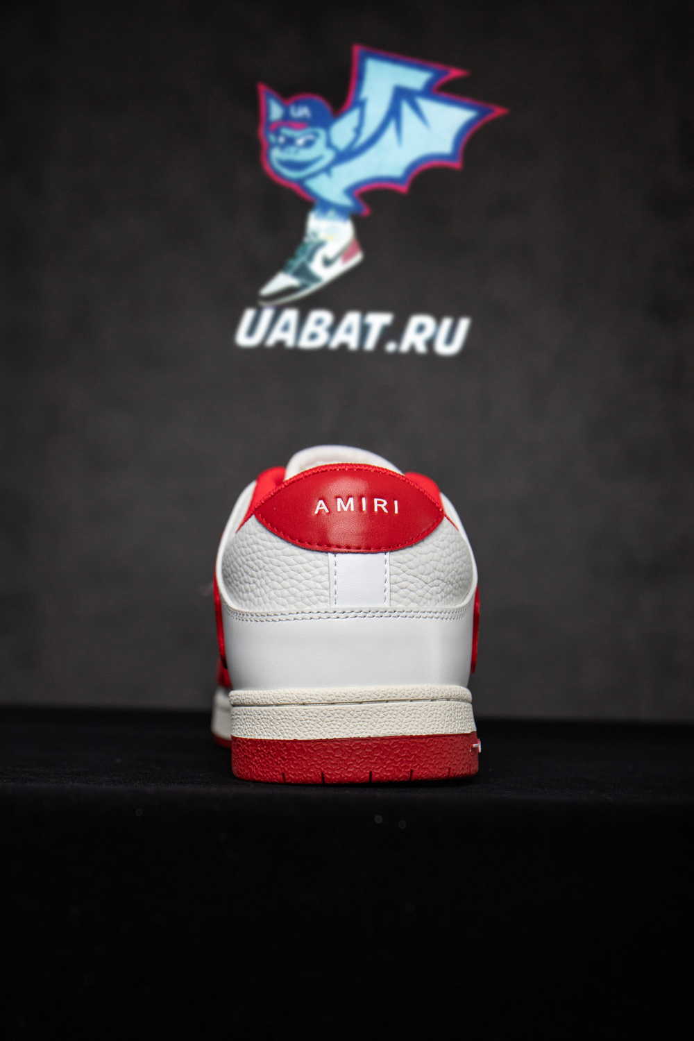 Amiri Skel Top Low 'White Red'