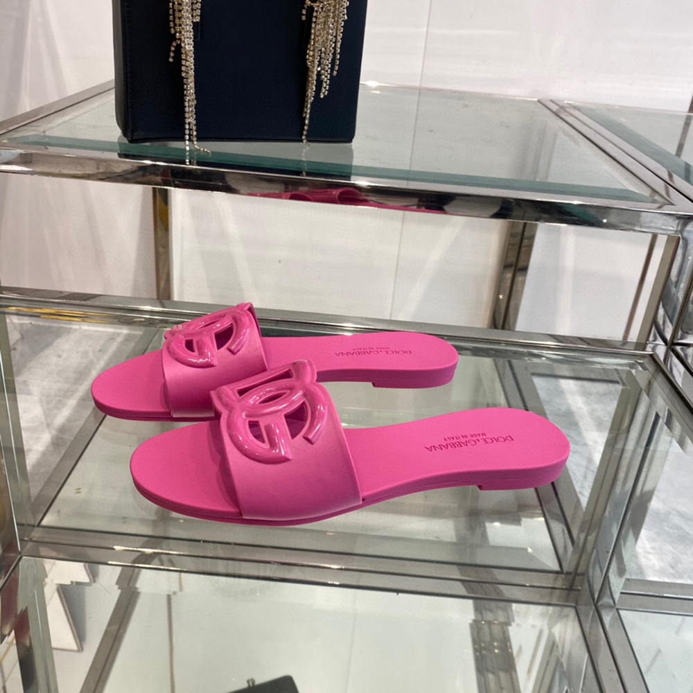 Dolce & Gabbana Rubber Beachwear Sliders