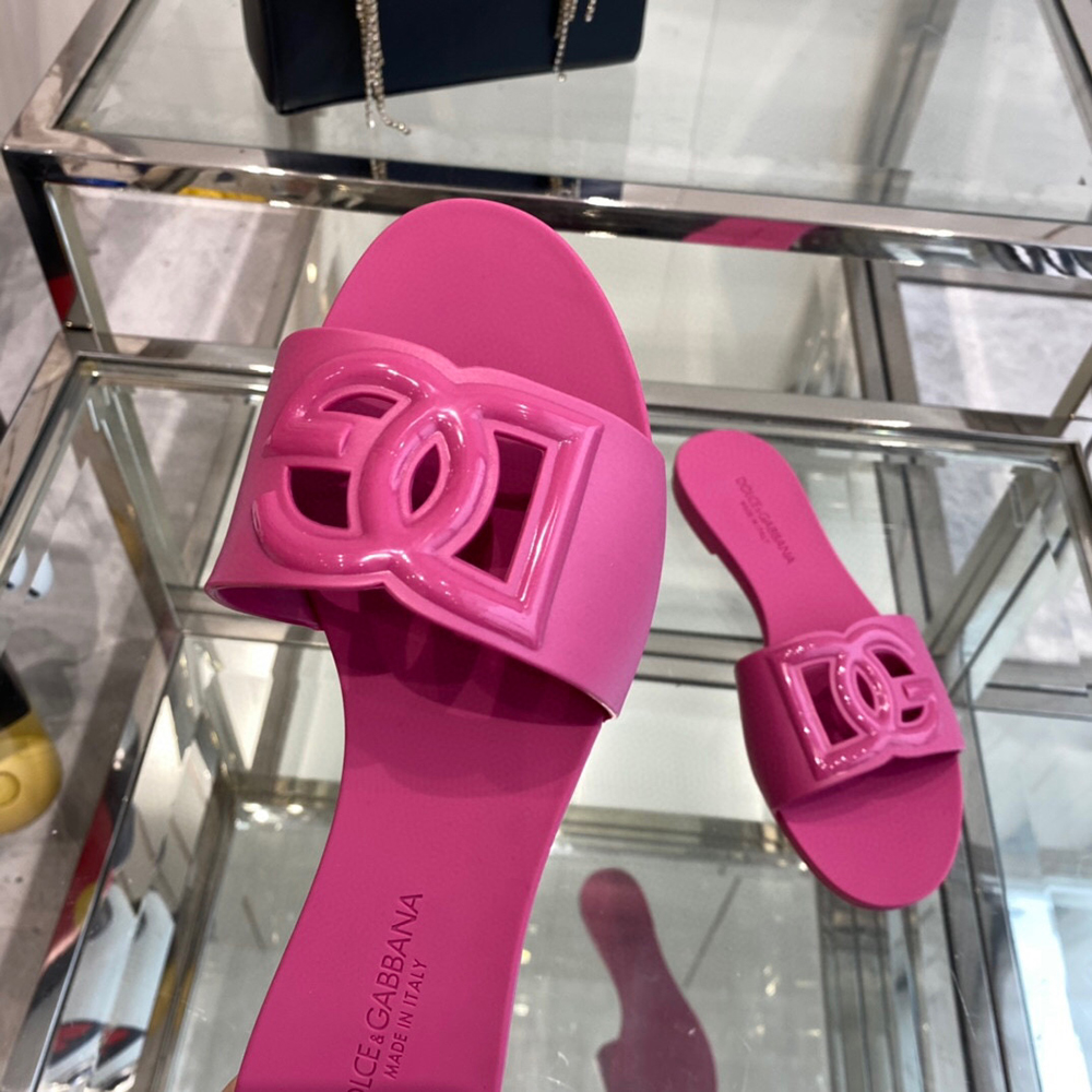 Dolce & Gabbana Rubber Beachwear Sliders