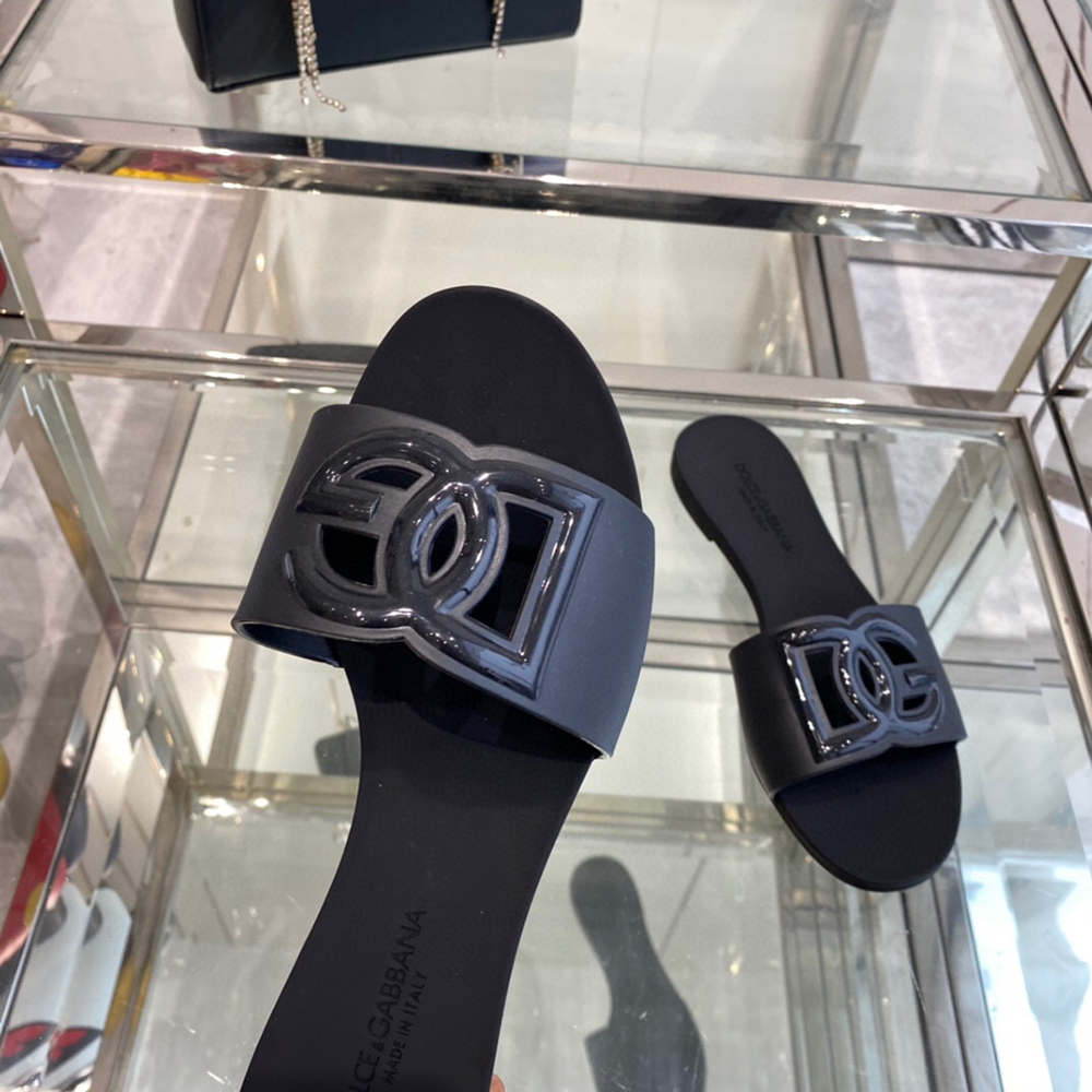 Dolce & Gabbana Rubber Beachwear Sliders