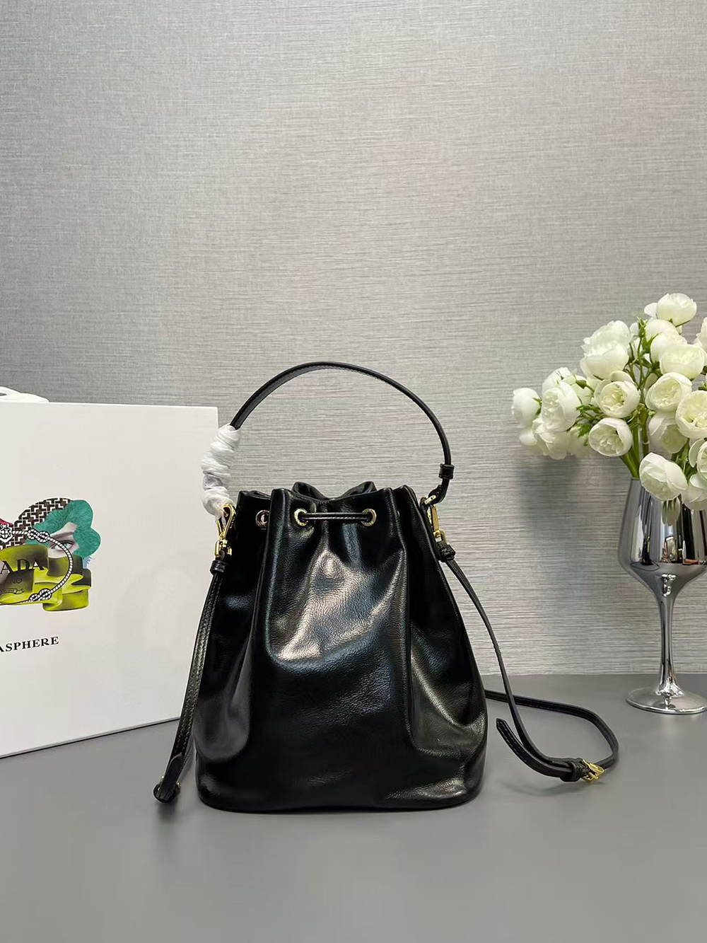 Prada Bags 1BH038 18*23*12cm