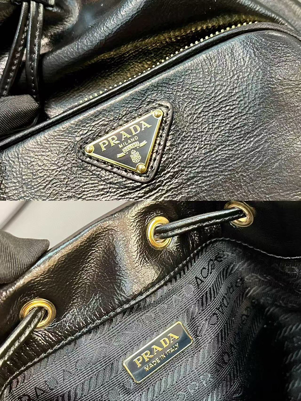 Prada Bags 1BH038 18*23*12cm