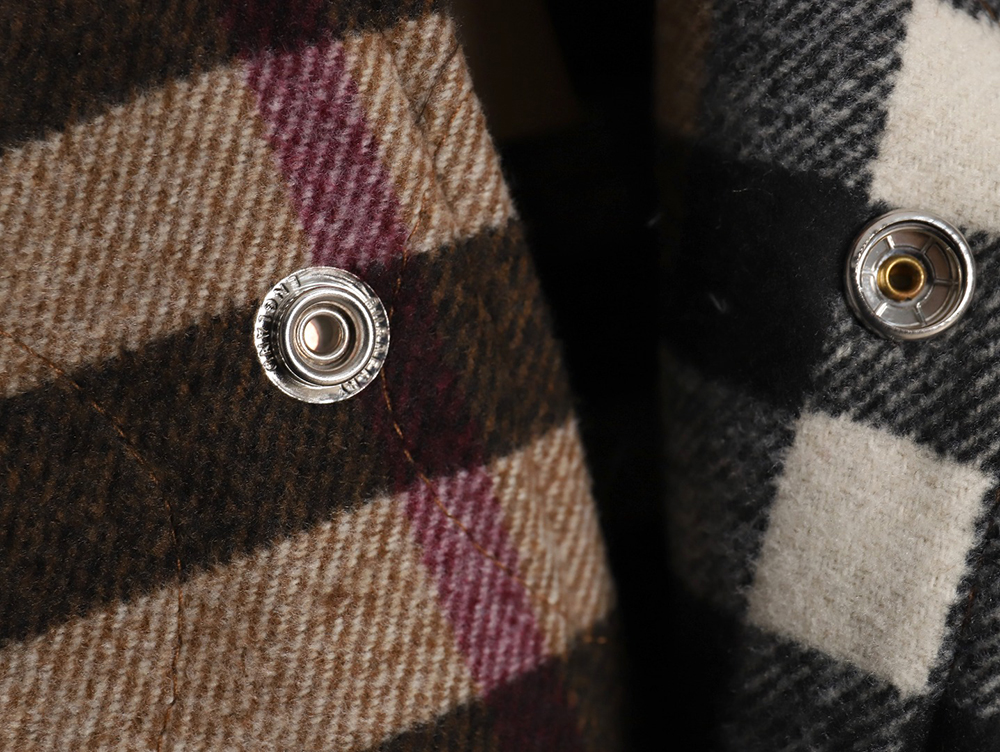 Burberry checked wool bomber jacket