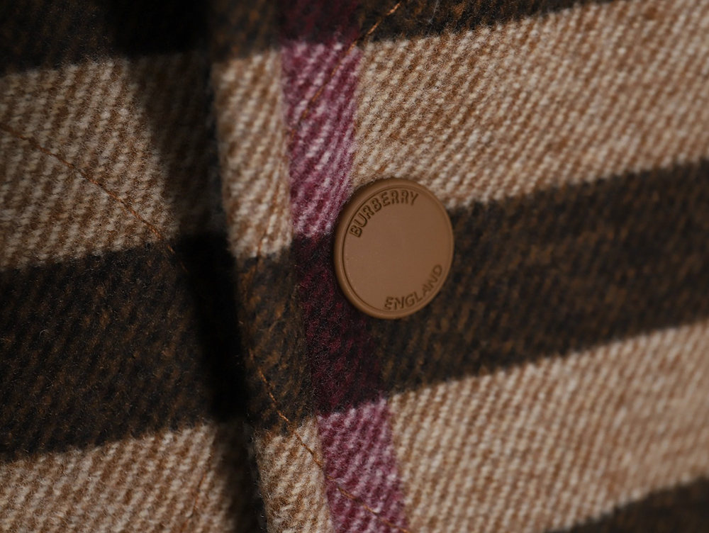 Burberry checked wool bomber jacket