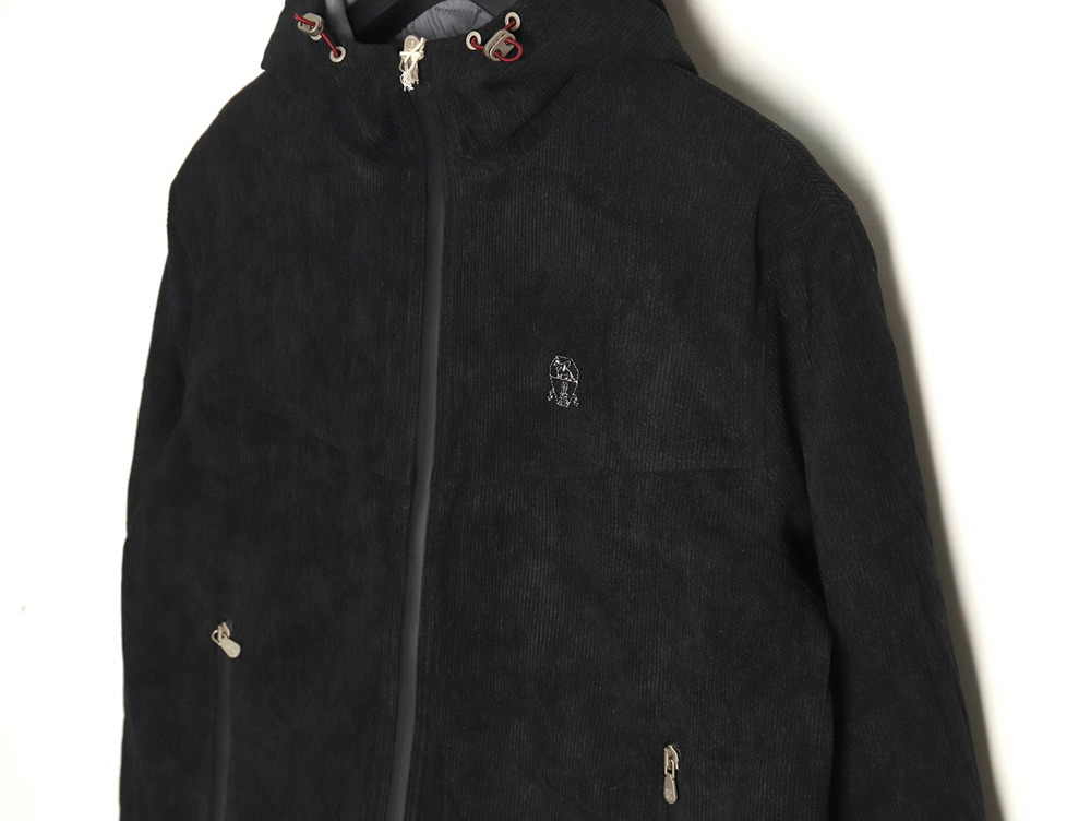 Brunello Cucinelli Corduroy Padded Hooded Jacket