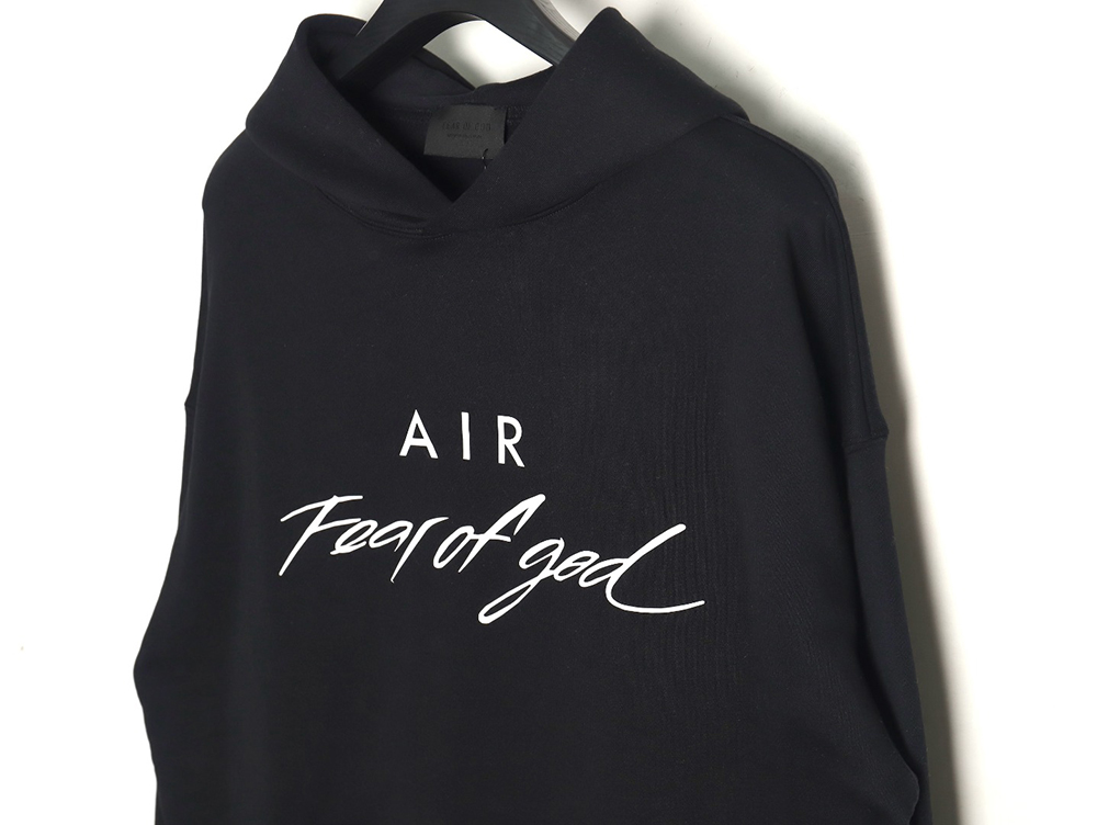 Fear of God essential AIR lettering hoodie TSK1