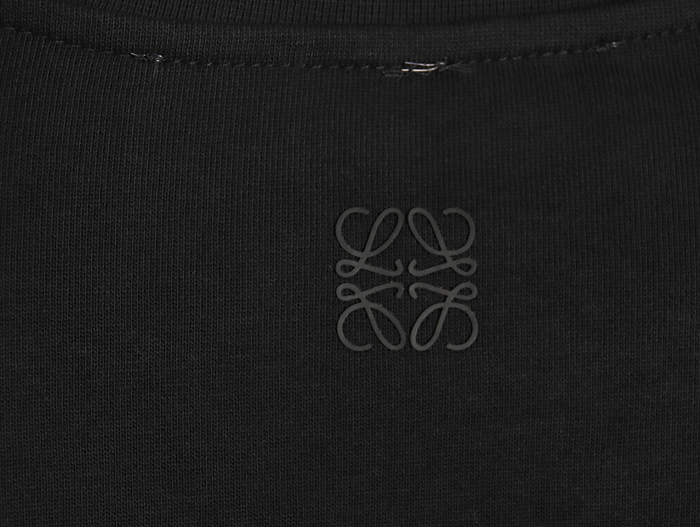 Loewe hollow smiley face crew neck sweatshirt TSK1