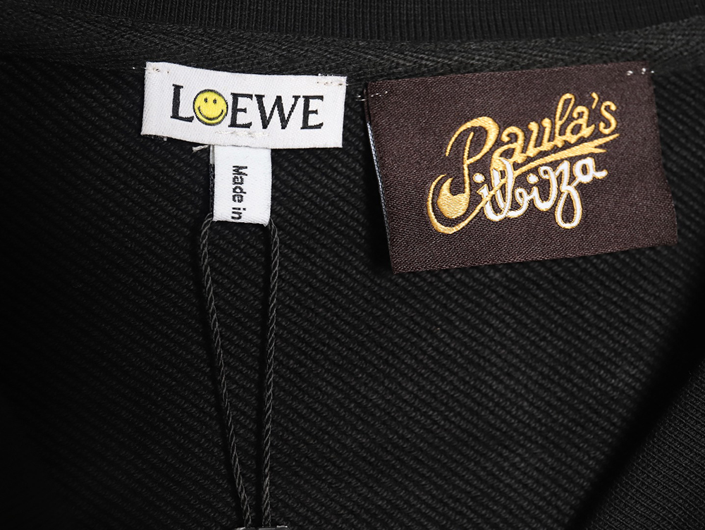 Loewe hollow smiley face crew neck sweatshirt TSK1