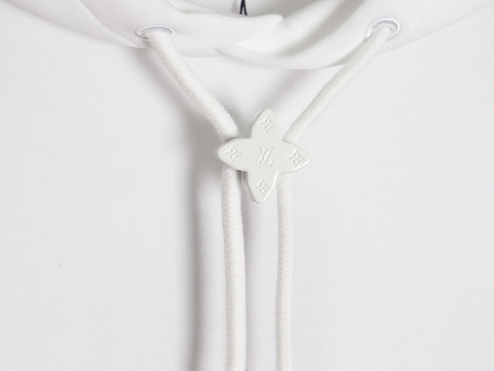 Louis Vuitton hardware floral hooded sweatshirt