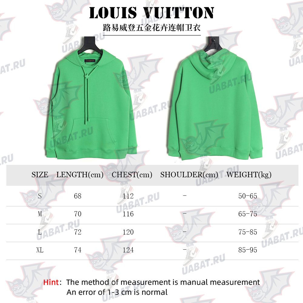 Louis Vuitton hardware floral hooded sweatshirt TSK1