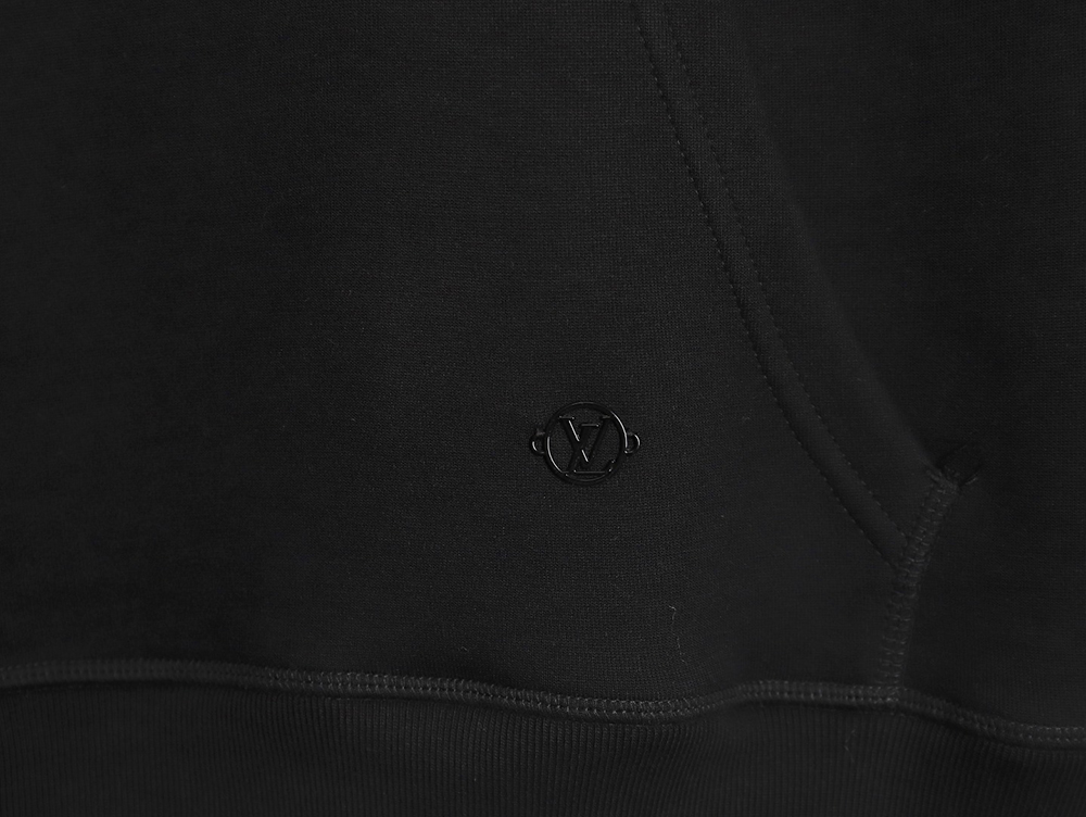 Louis Vuitton hardware floral hooded sweatshirt TSK2