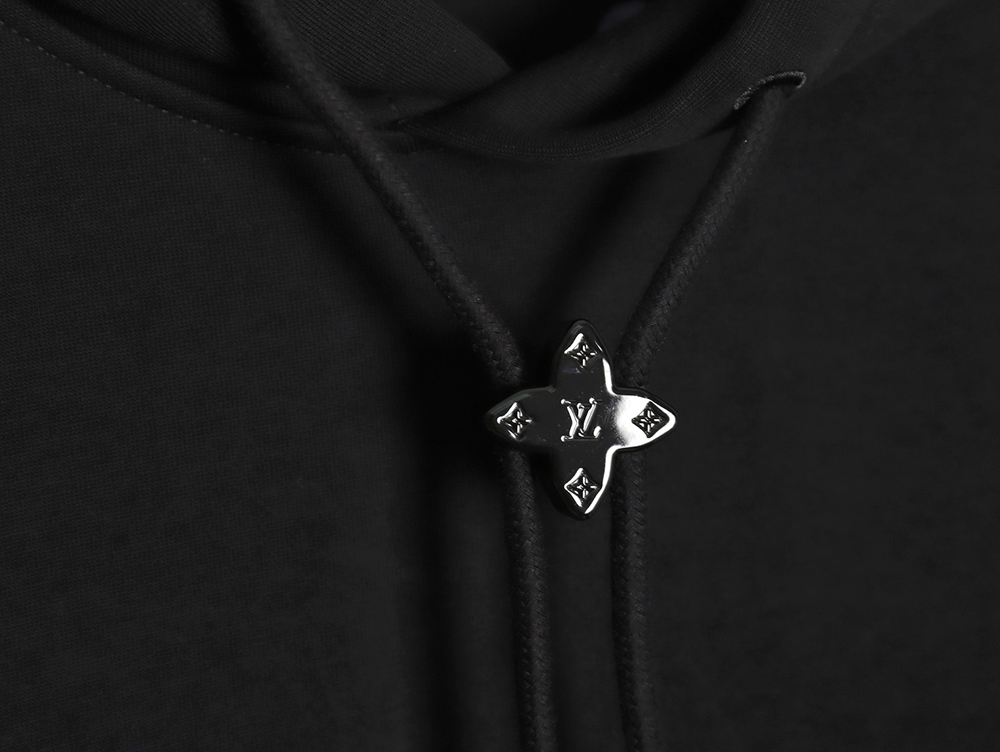 Louis Vuitton hardware floral hooded sweatshirt TSK2