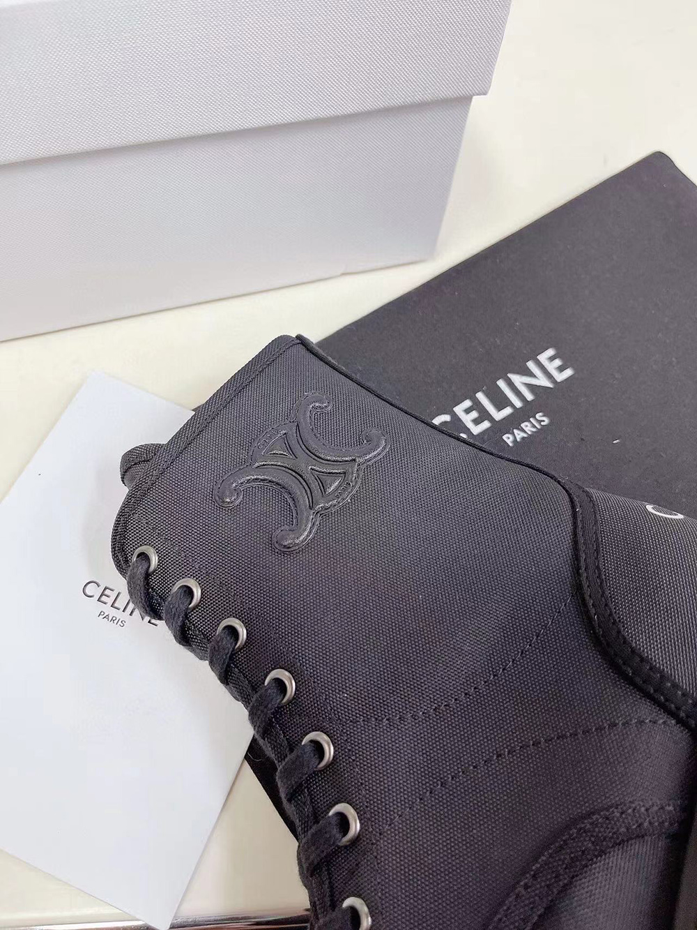 Celine Bulky Laced Up Boot
