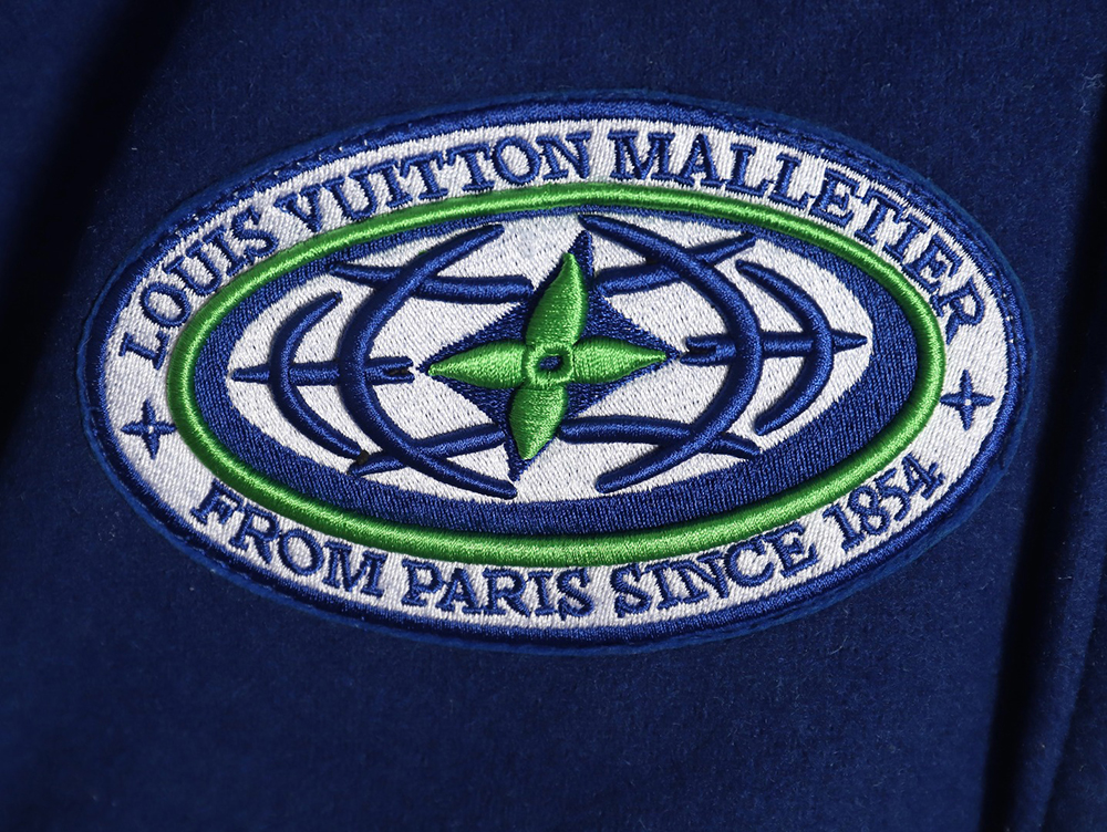 Louis Vuitton Klein Blue Earth Baseball Jacket