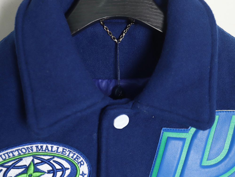 Louis Vuitton Klein Blue Earth Baseball Jacket