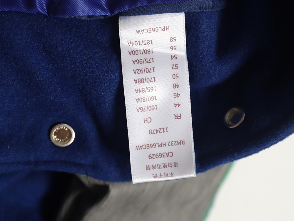 Louis Vuitton Klein Blue Earth Baseball Jacket