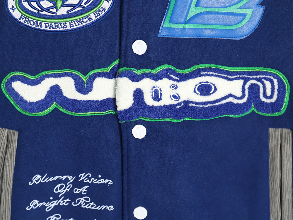 Louis Vuitton Klein Blue Earth Baseball Jacket