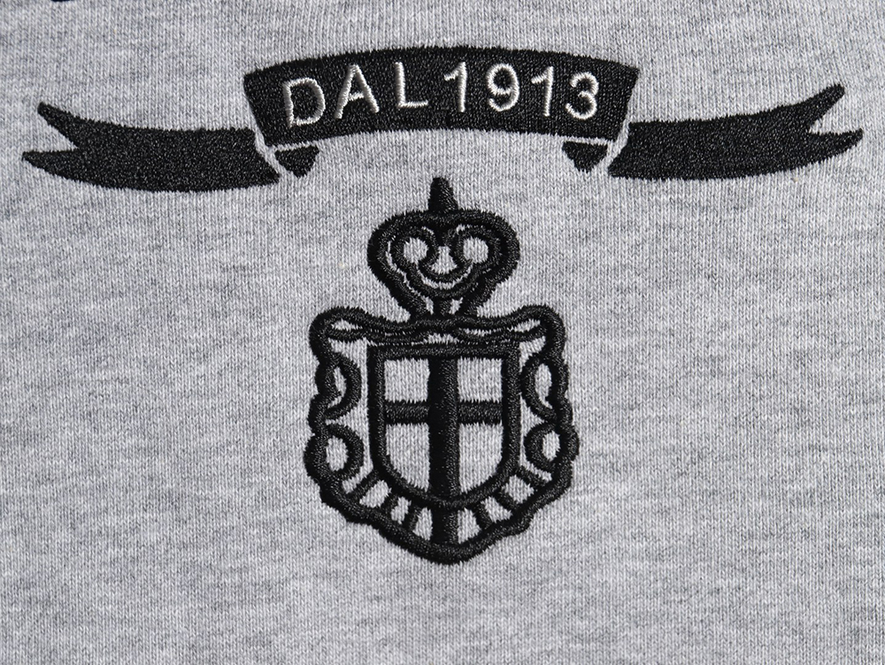 Prada embroidered logo crewneck sweatshirt TSK1