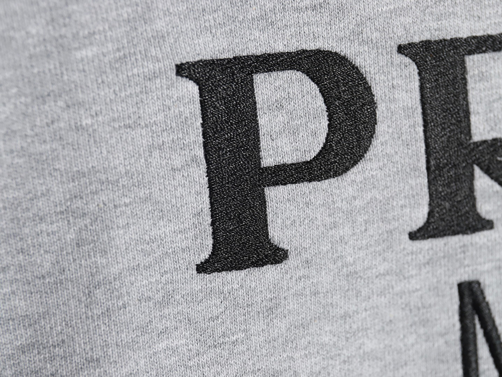 Prada embroidered logo crewneck sweatshirt TSK1