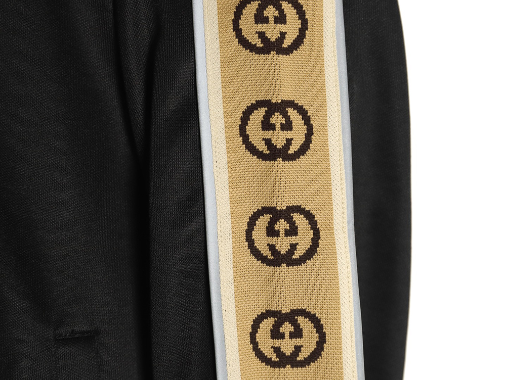 Gucci classic side double G reflective tape jacket