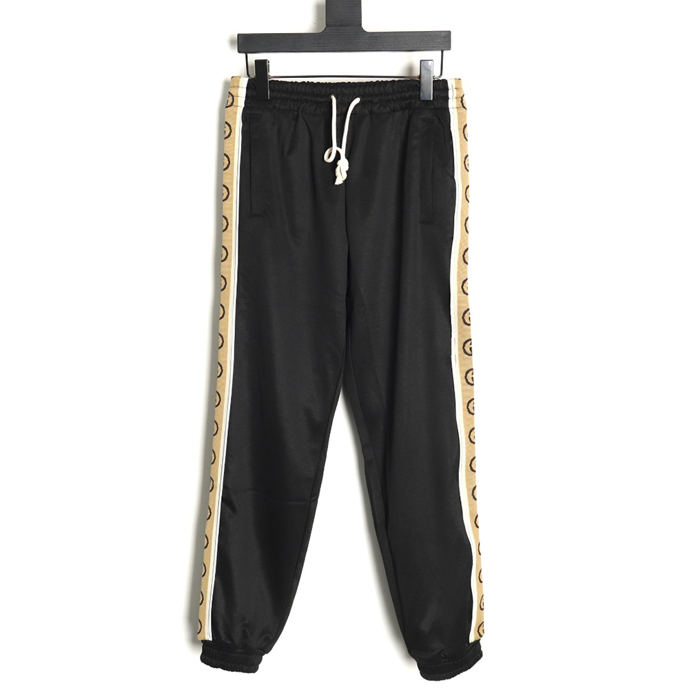 Gucci classic side double G reflective tape trousers