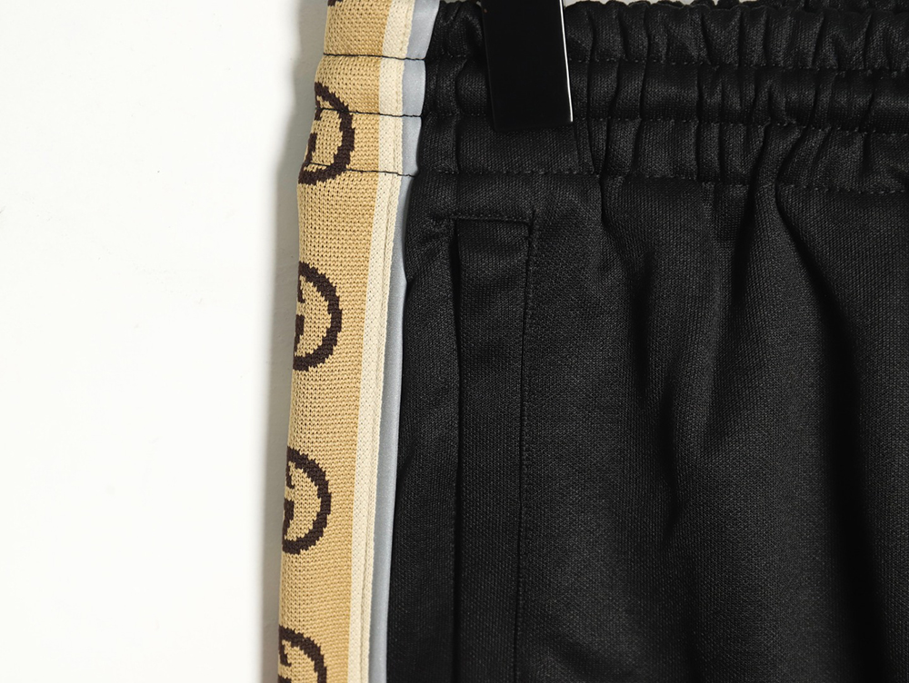Gucci classic side double G reflective tape trousers