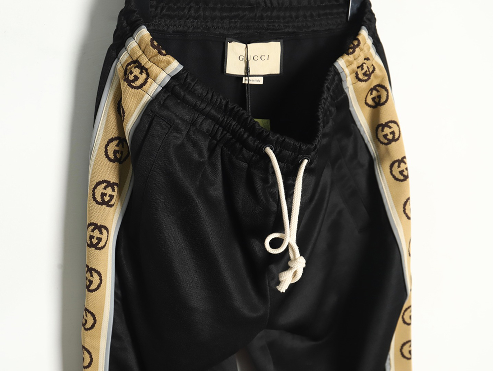 Gucci classic side double G reflective tape trousers