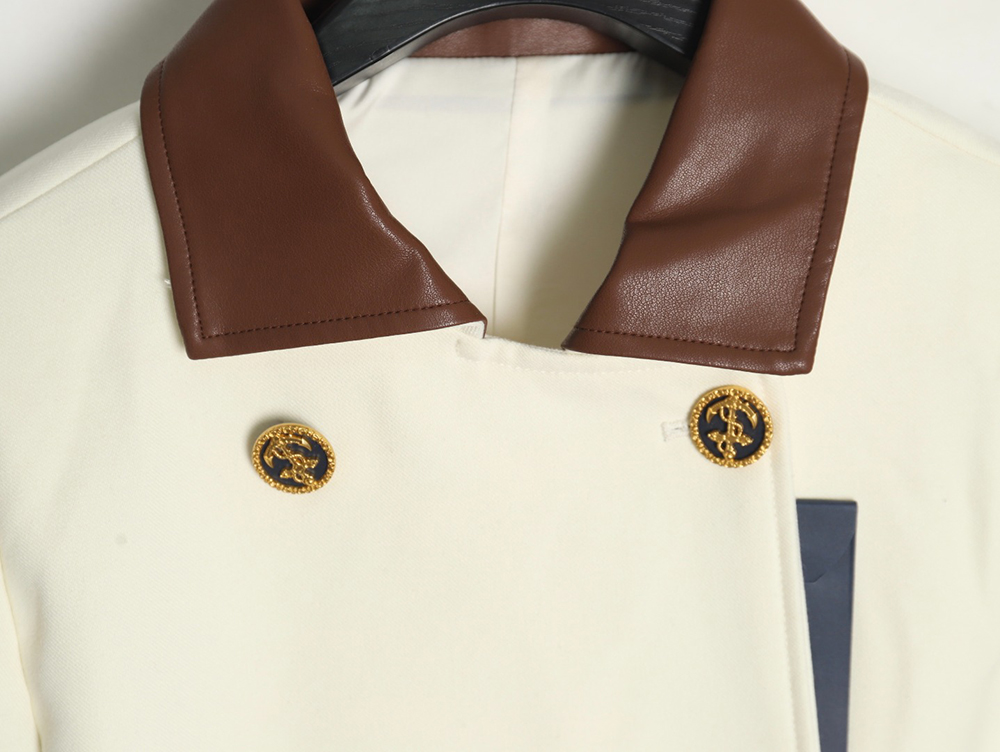 Louis Vuitton wool belt long trench coat
