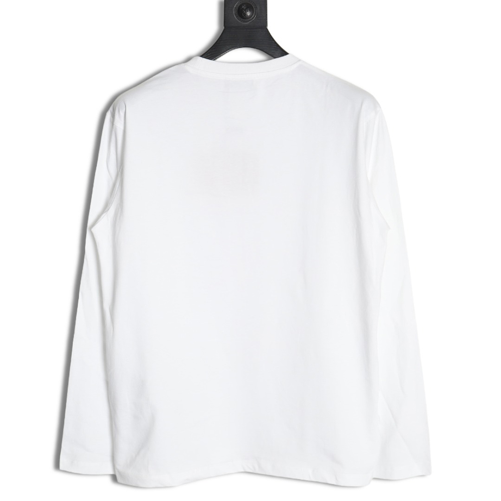 Miu Miu Embroidered Cotton Long Sleeve T-Shirt
