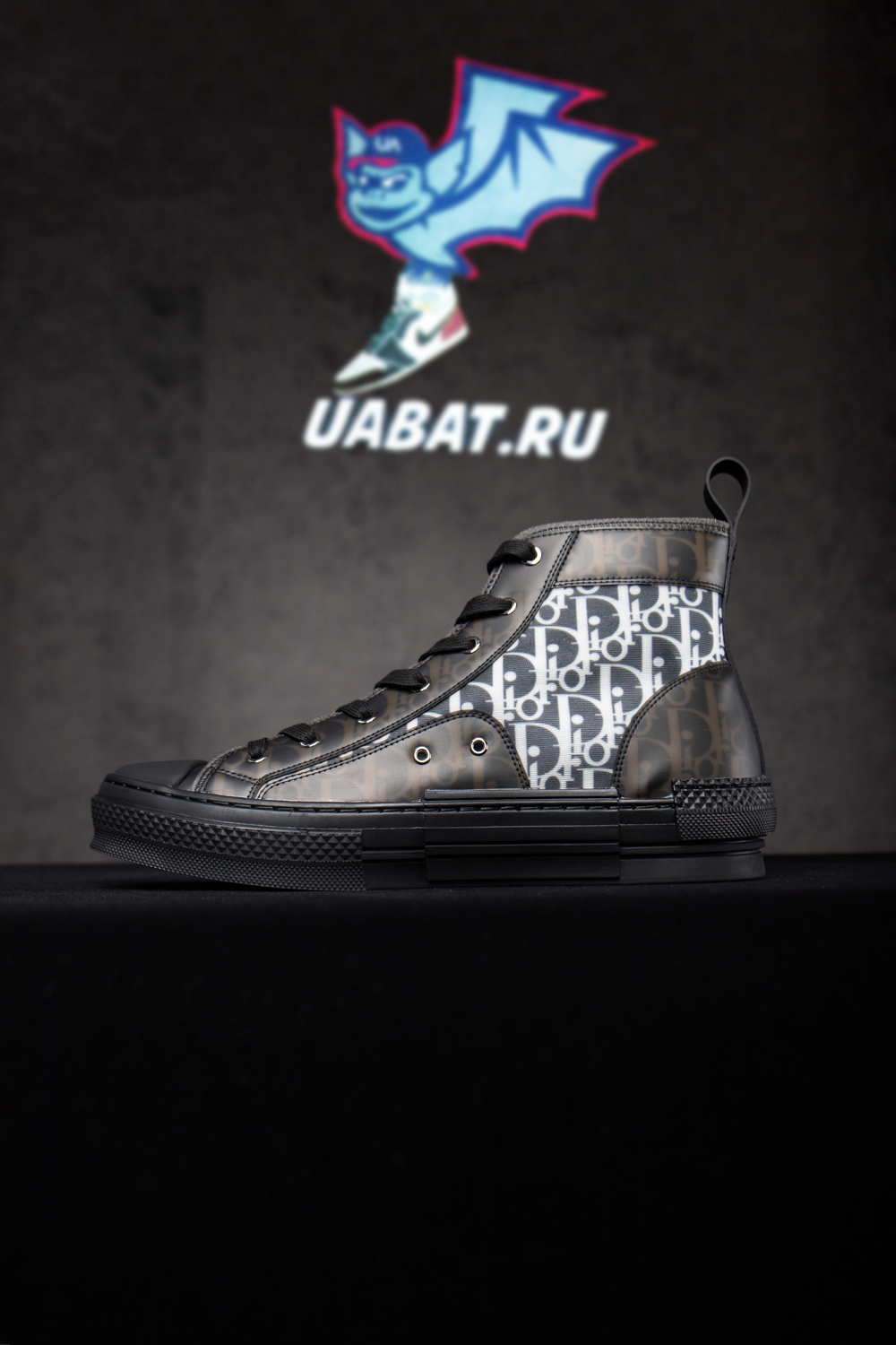 Dior B23 High Top Canvas Oblique Black