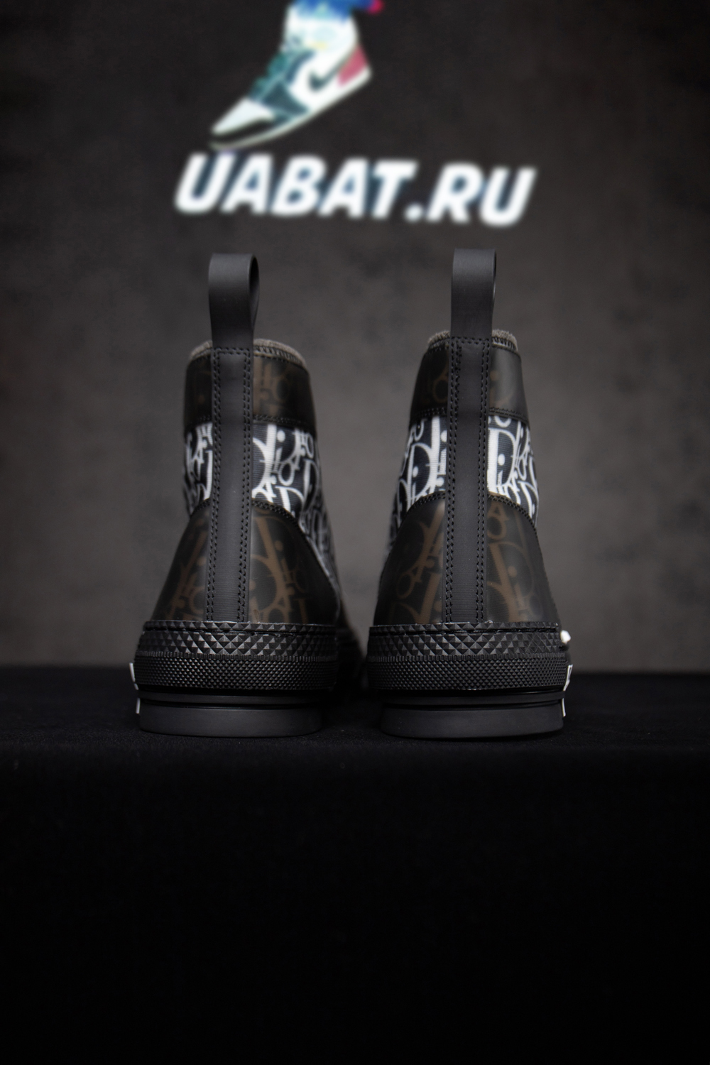 Dior B23 High Top Canvas Oblique Black