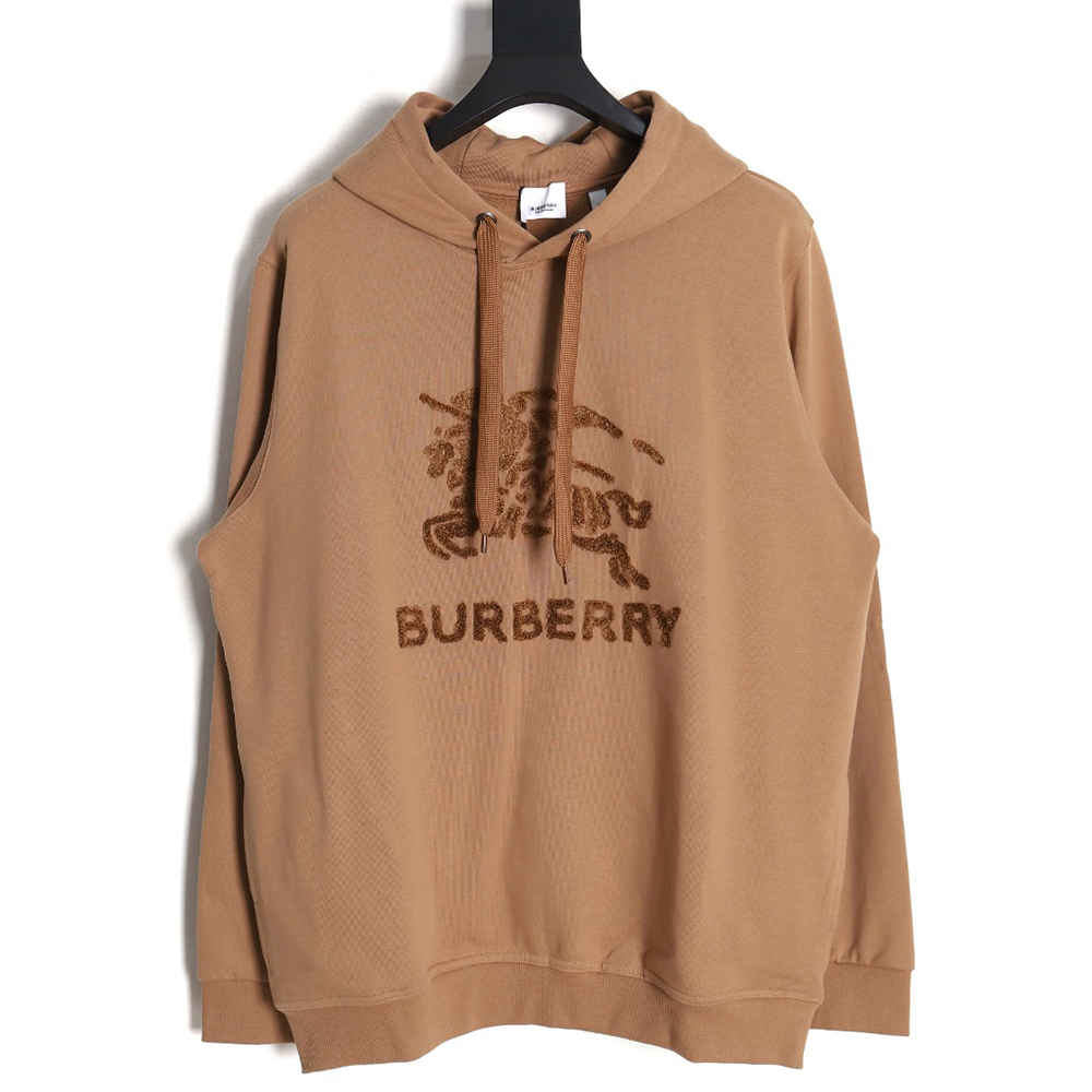Burberry Towel Embroidered War Horse Hooded Sweatshirt TSK1