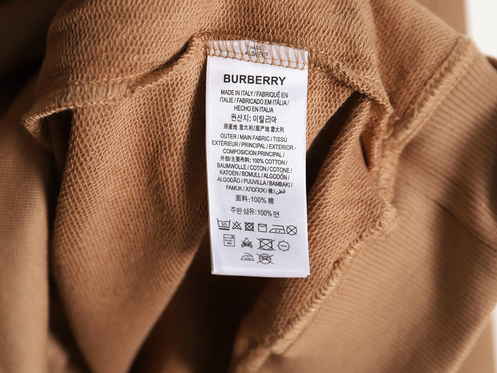Burberry Towel Embroidered War Horse Hooded Sweatshirt TSK1