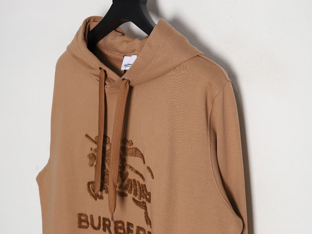 Burberry Towel Embroidered War Horse Hooded Sweatshirt TSK1