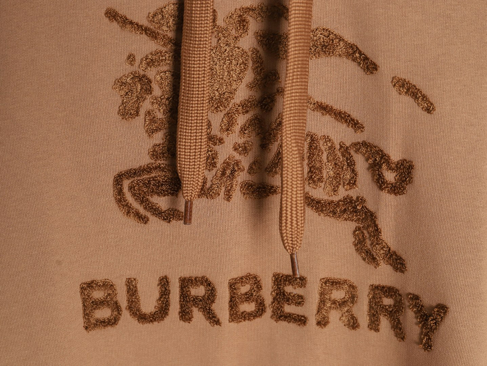 Burberry Towel Embroidered War Horse Hooded Sweatshirt TSK1