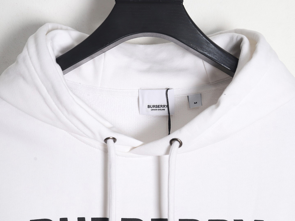 Burberry embroidered teddy bear hooded sweatshirt