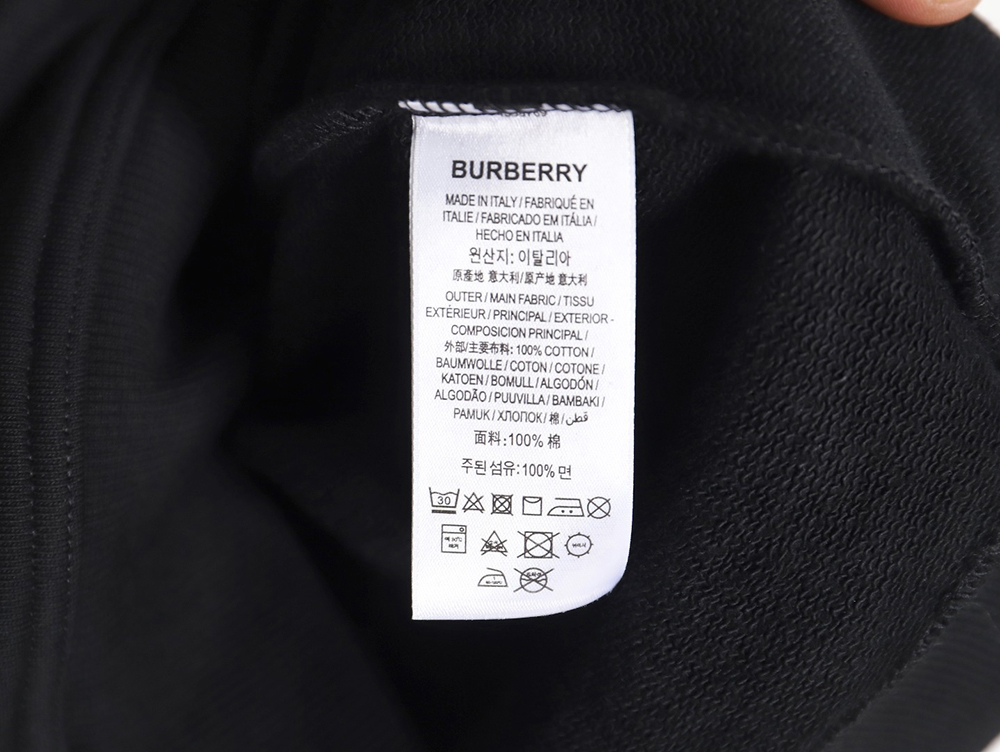 Burberry embroidered teddy bear hooded sweatshirt TSK1