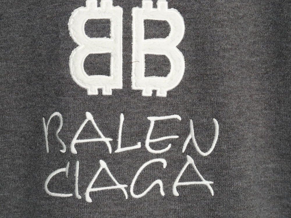 Balenciaga Double B embroidered knitted crewneck sweater
