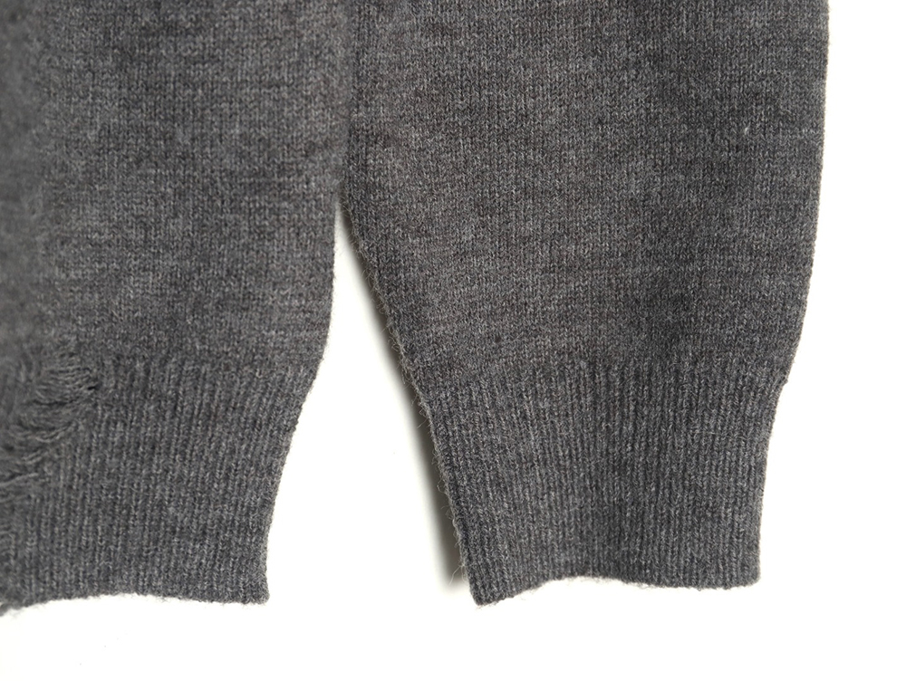 Balenciaga Double B embroidered knitted crewneck sweater