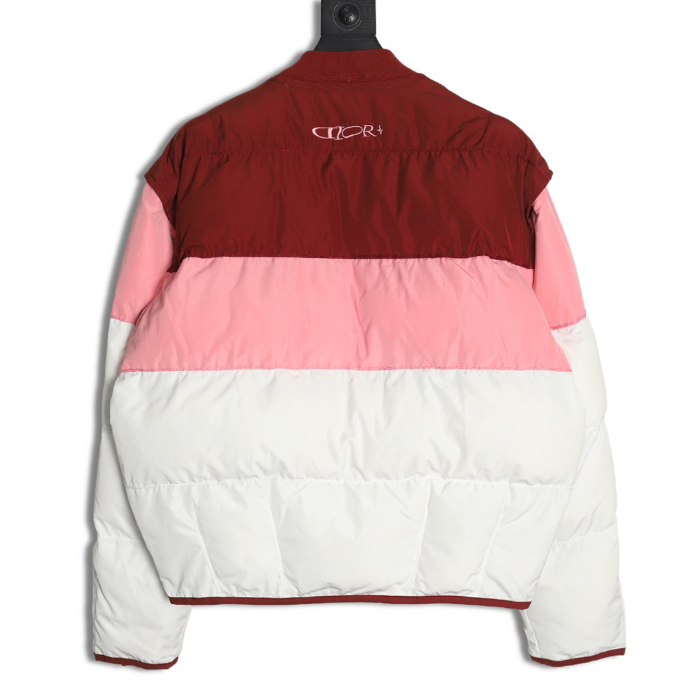 Dior embroidered removable sleeve cotton jacket