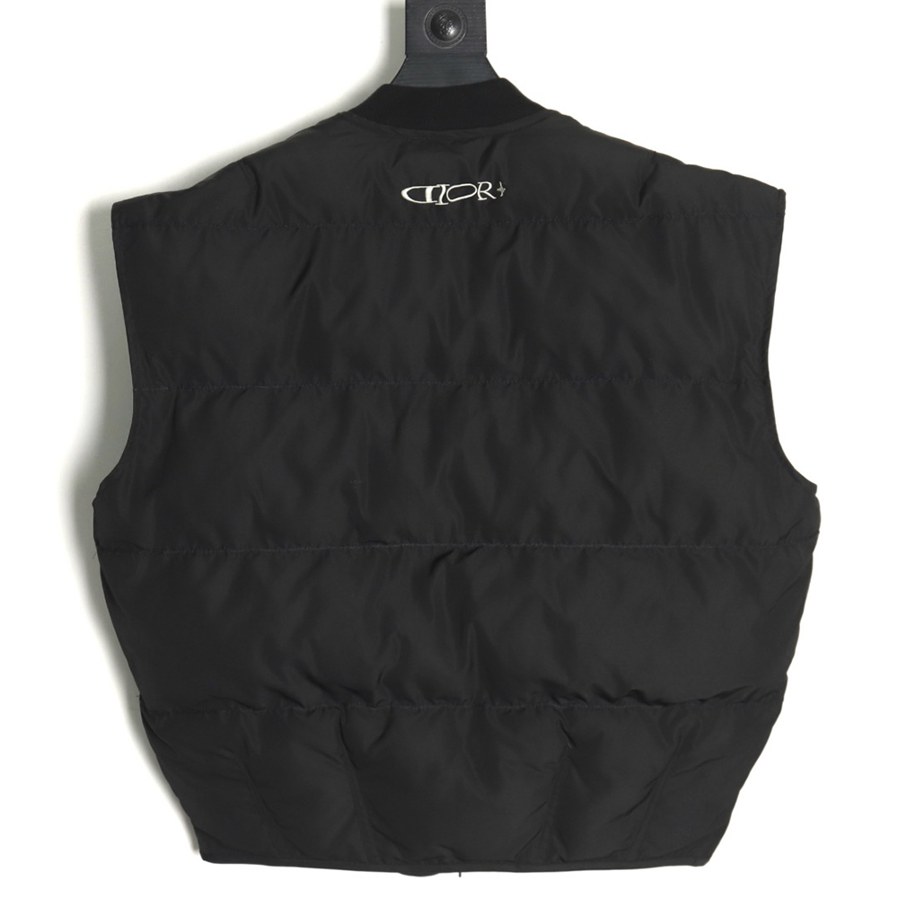 Dior embroidered removable sleeve cotton jacket TSK1