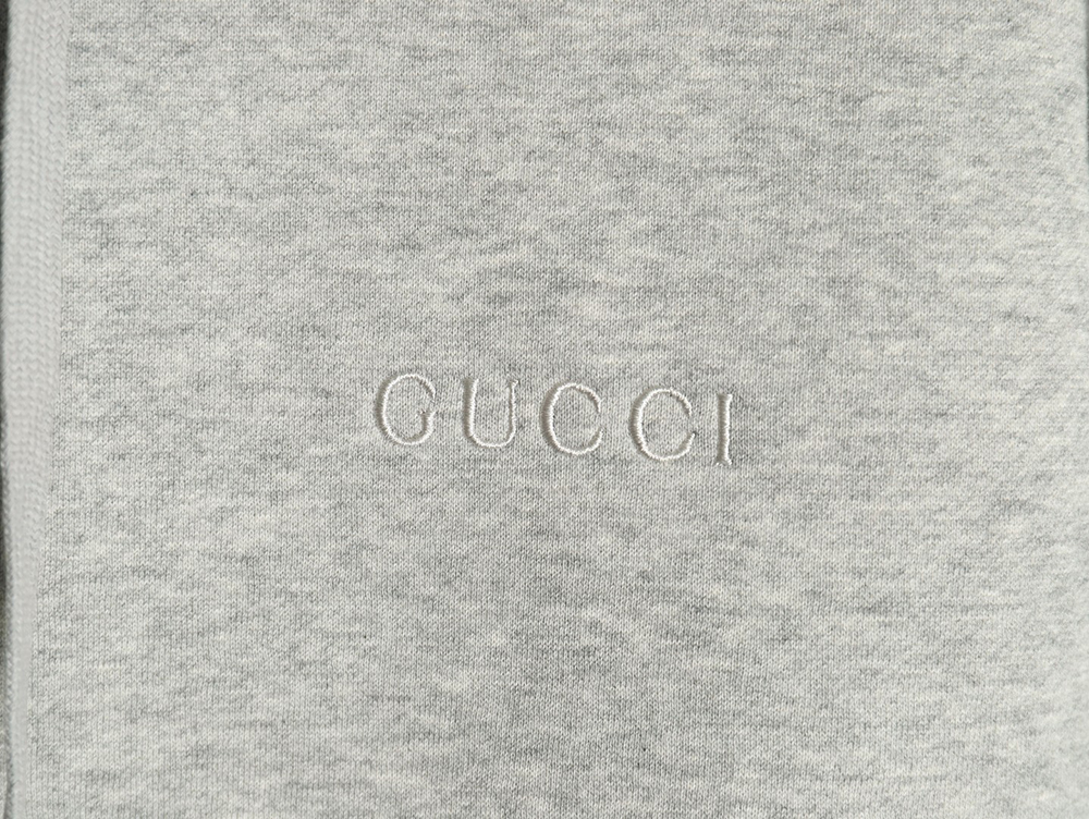 Gucci Grey Web Hooded Sweatshirt