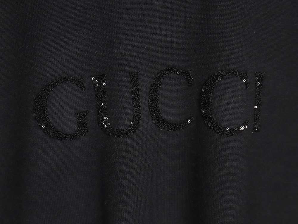 Gucci sequin logo sweater