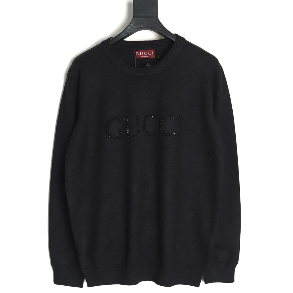 Gucci sequin logo sweater
