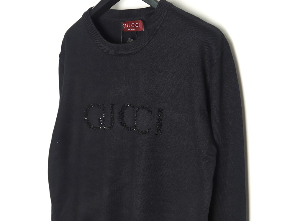 Gucci sequin logo sweater