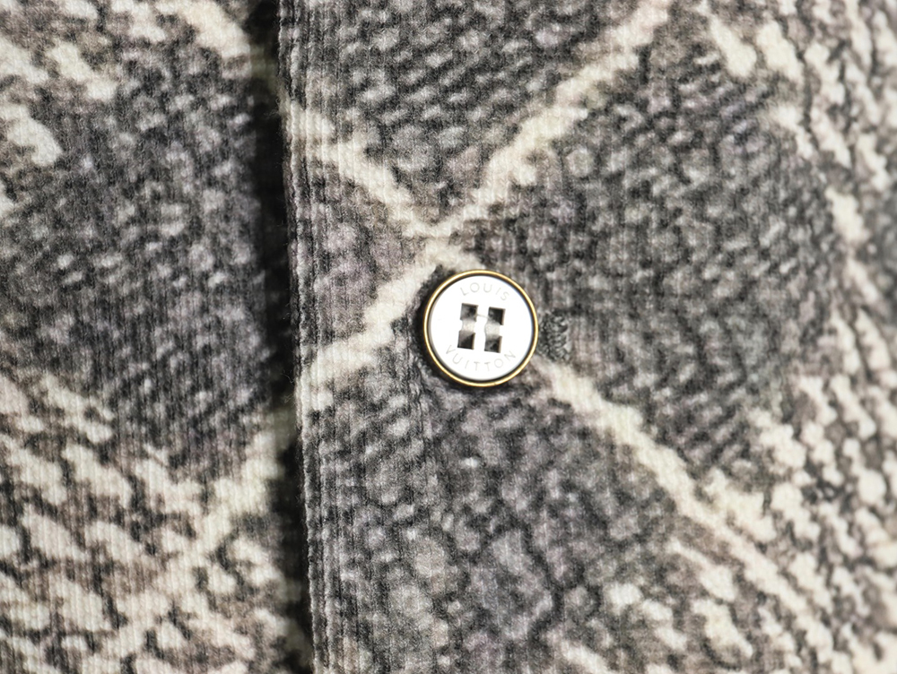 Louis Vuitton rhombus collarless jacket