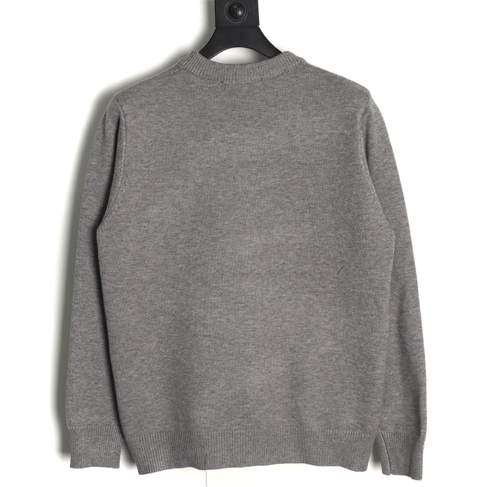 Louis Vuitton flocked logo crewneck sweater