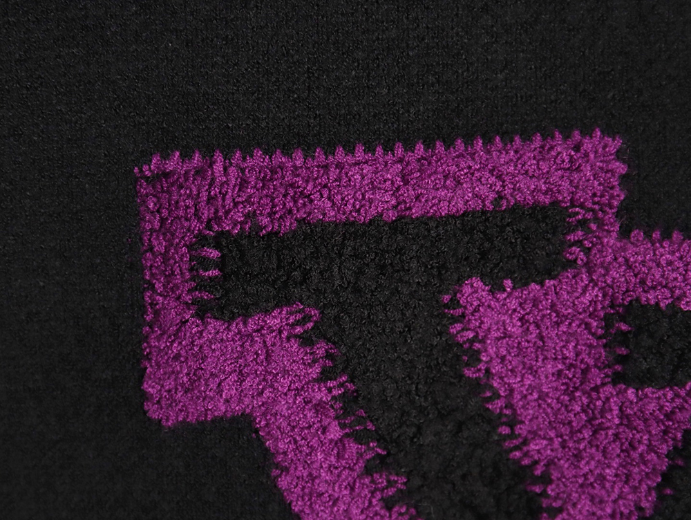 Louis Vuitton flocked logo crewneck sweater TSK1