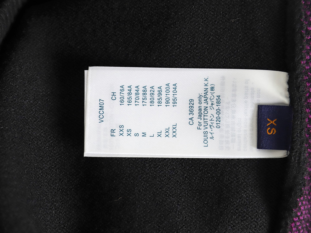 Louis Vuitton flocked logo crewneck sweater TSK1